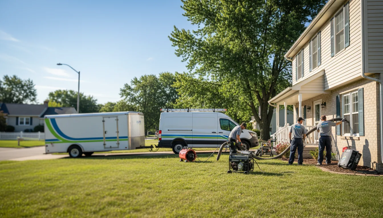 Flooded Basement Restoration And Cleanup With Repair in Cape Girardeau, MO near me